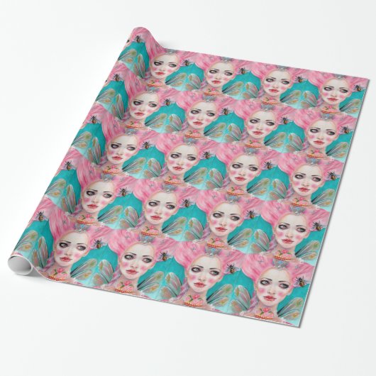 Papier Cadeau Marie-Antoinette (Déroulé)