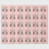 Papier Cadeau Marie-Antoinette en attente (Plat)