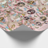 Papier Cadeau Marie Antoinette Wrapping Paper Rose of Versailles (Coin)