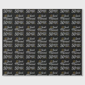 Papier Cadeau Marié Il Y A 50 Ans (Plat)
