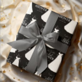 Papier Cadeau Mariée Personnalisée Avec Robe Longue Enterrement 