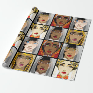 Papier Cadeau Mariées Du Monde Entier
