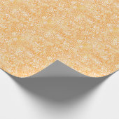 Papier Cadeau Marigold Floral : Motif orange simple (Coin)