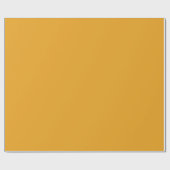 Papier Cadeau Marigold Jaune Couleur uni | Classique | Élégant (Plat)