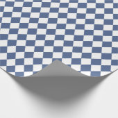 Papier Cadeau Marine Bleu Diamant Arlequin Motif Enveloppement c (Coin)