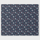 Papier Cadeau Marine bleu 💙 tennis Noël (Plat)