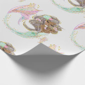 Papier Cadeau marine de sirène (Coin)