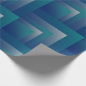 Papier Cadeau Marine gris turquoise (Coin)