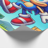 Papier Cadeau mario and sonic gift wrap (Coin)