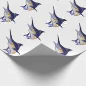 Papier Cadeau Marlin bleu (Coin)