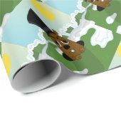 Papier Cadeau Marmotte (Coin rond)