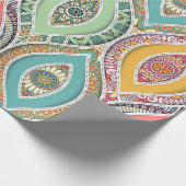 Papier Cadeau Marocain coloré motif Mandala (Coin)