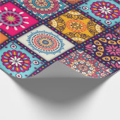 Papier Cadeau Marocain coloré motif Mandala (Coin)