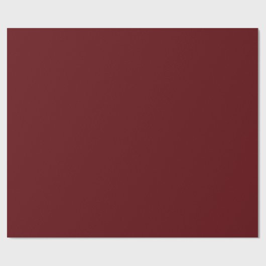Papier Cadeau Maroon uni (Plat)