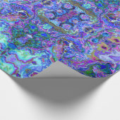 Papier Cadeau Marquage de la géode Abstraite dans les couleurs d (Coin)