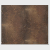 Papier Cadeau Marque en cuir Faux Faux Cowhide (Plat)