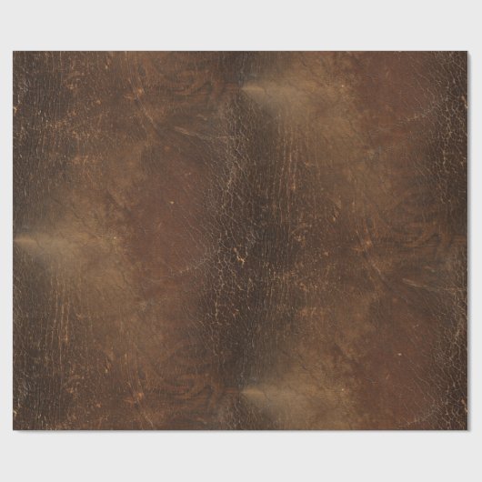Papier Cadeau Marque en cuir Faux Faux Cowhide (Plat)