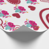 Papier Cadeau Marques à skis | Papier d'enveloppement floral d'a (Coin)