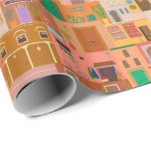 Papier Cadeau Marrakech - le Maroc (Coin rond)