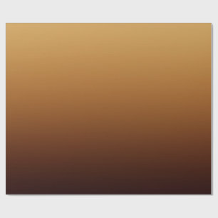 Papier Cadeau Marron Chocolat Doré Couleurs Chaudes