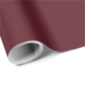 Papier Cadeau Marron de couleur solide (Coin rond)
