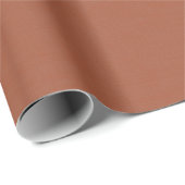 Papier Cadeau Marron Selle Texturé (Coin rond)