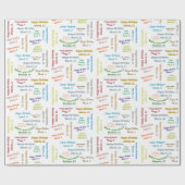 Papier Cadeau Mars, 11 Anniversaire Cadeau Papier (Plat)