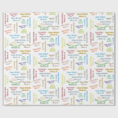 Papier Cadeau Mars, 22 Anniversaire Papier d'enveloppement cadea (Plat)