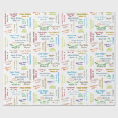 Papier Cadeau Mars, 26 Anniversaire Cadeau Papier (Plat)