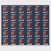Papier Cadeau Mars Explorons Mars (Plat)