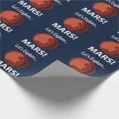 Papier Cadeau Mars Explorons Mars (Coin)
