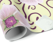 Papier Cadeau Marshmallows et Marshmallows (Coin rond)