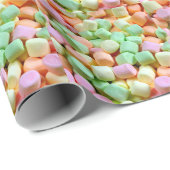 Papier Cadeau Marshmallows miniatures (Coin rond)