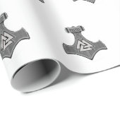 Papier Cadeau Marteau de Thor - Papier d'enveloppement (Coin rond)