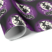 Papier Cadeau Martini de la Sorcière Violette (Coin rond)