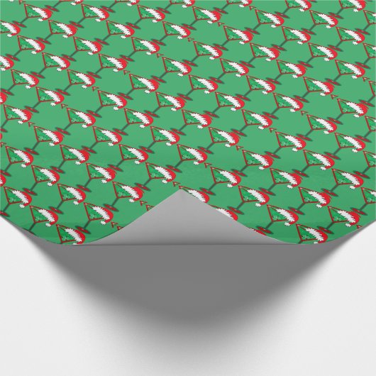 Papier cadeau Martini de Noël (Coin)