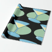 Papier Cadeau Martini Drink (Déroulé)