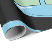 Papier Cadeau Martini Drink (Coin rond)