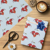 Papier Cadeau Martini Imaginaire Red Dragon