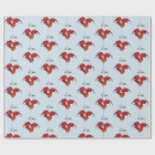 Papier Cadeau Martini Imaginaire Red Dragon (Plat)