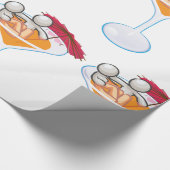 Papier Cadeau Martini romantique (Coin)