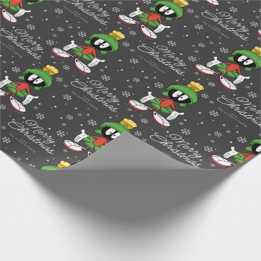 Papier Cadeau MarVIN LE MARTIAN™ Joyeux Noël (Coin)