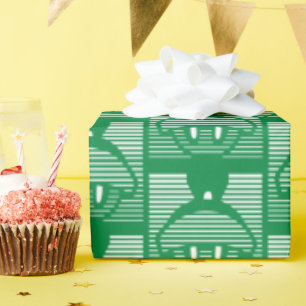 Papier Cadeau MARVIN L'Icône rayée MARTIAN™