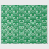 Papier Cadeau MARVIN L'Icône rayée MARTIAN™ (Plat)