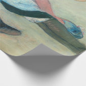 Papier Cadeau Mary Cassatt - Enfants jouant sur la plage (Coin)