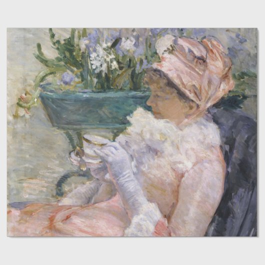 Papier Cadeau Mary Cassatt - La Coupe du Thé (Plat)