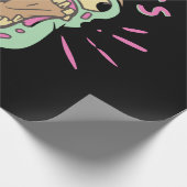 Papier Cadeau Mascotte de Donut en colère (Coin)