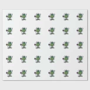 Papier Cadeau Mascotte de slime de la Saint-Patrick T-shirt vect