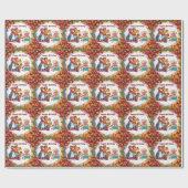 Papier Cadeau Masha et 3 ours (Plat)