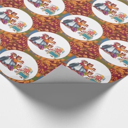 Papier Cadeau Masha et 3 ours (Coin)